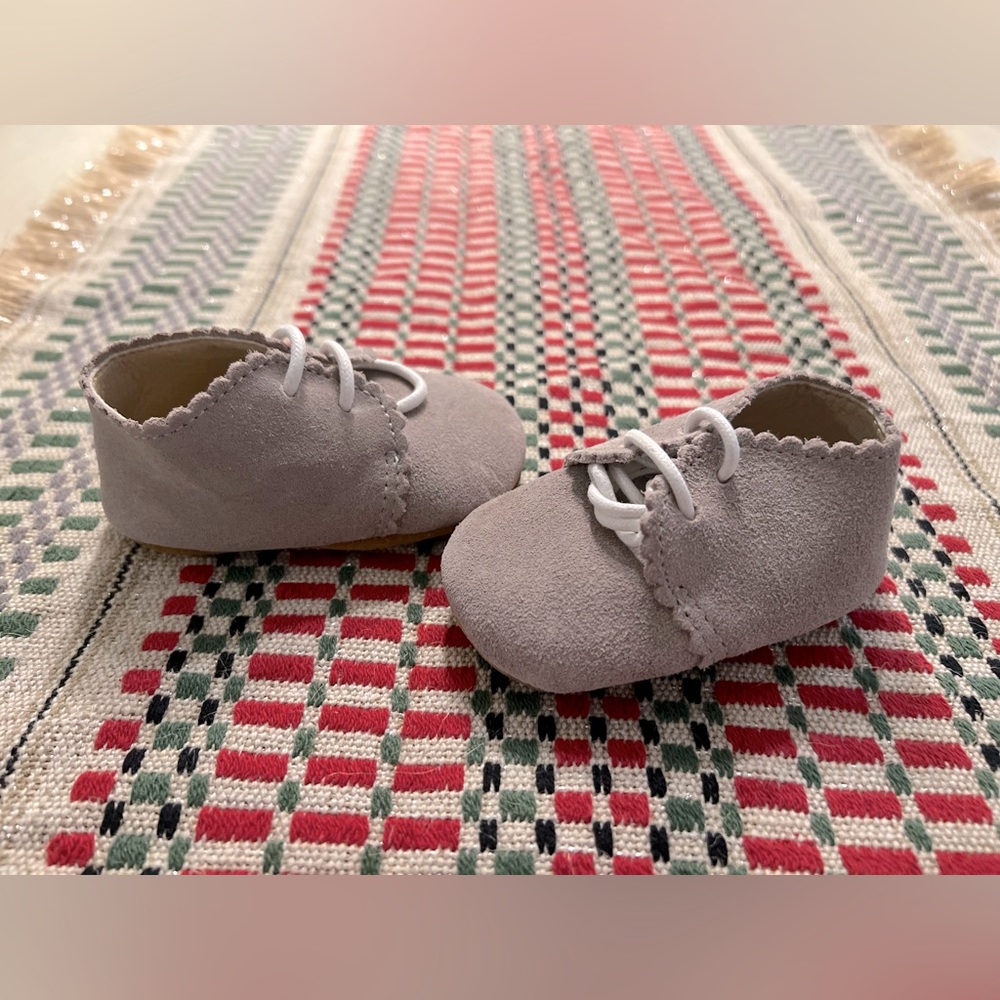 Suede light grey Baby shoes Brand Pickpe Pairs